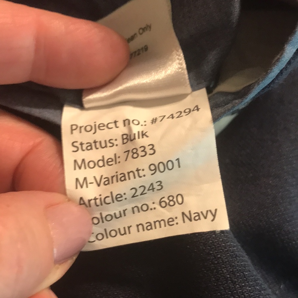 NWOT Mens Navy Blue lightweight jacket by Joseph Abboud. Size small - Picture 14 of 14